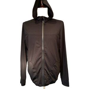 2xist Men's Black Hooded Windbreaker